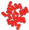 20 4x16mm Two Hole Spacer - Transparent Red